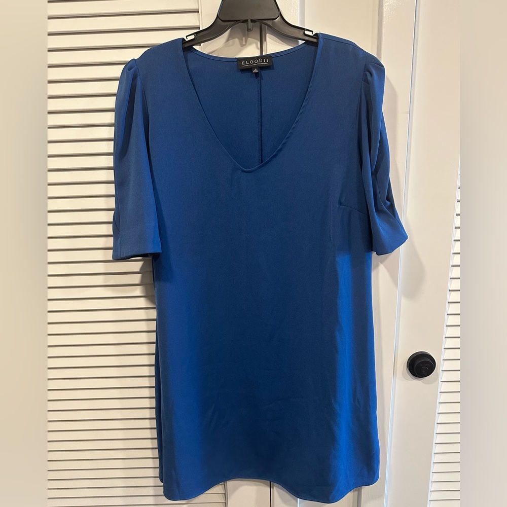 Eloquii Short Sleeve Shift Dress